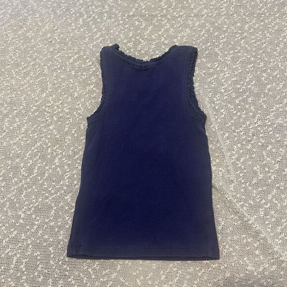 Boden Navy Blue Sleeveless Tank Top 3-4Y 4 FREE - Picture 4 of 4